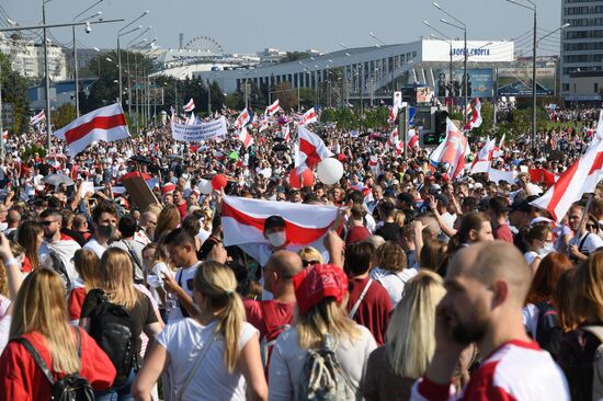 Акция оппозиции в Минске