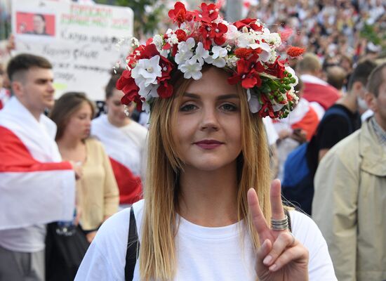 Акция оппозиции в Минске