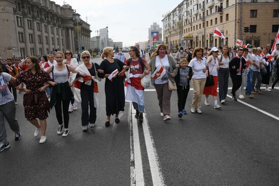 Акция оппозиции в Минске