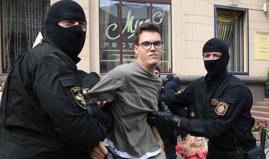 Акция оппозиции в Минске