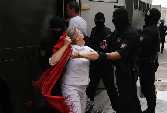 Акция оппозиции в Минске