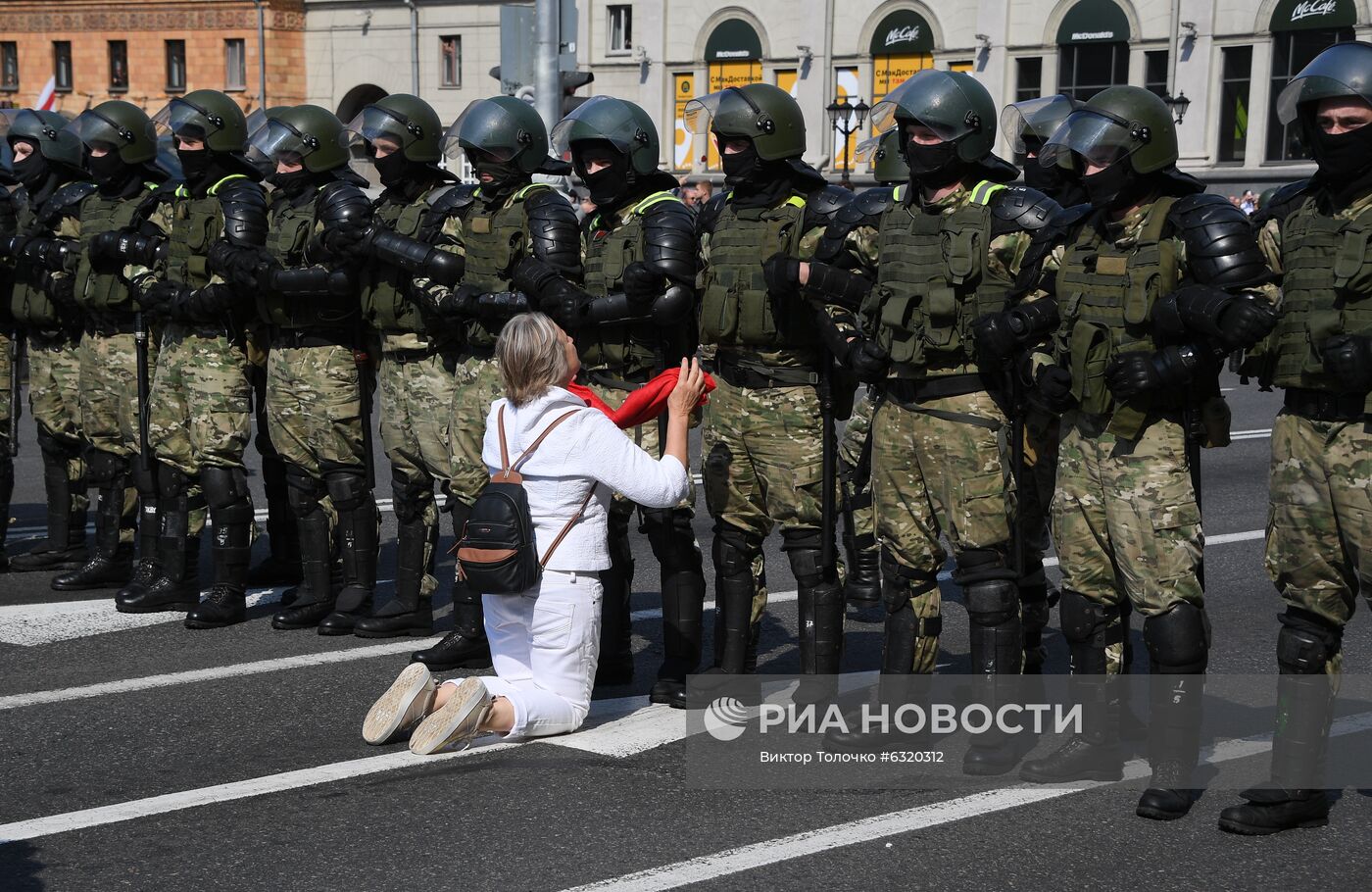 Акция оппозиции в Минске