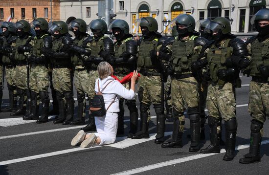 Акция оппозиции в Минске