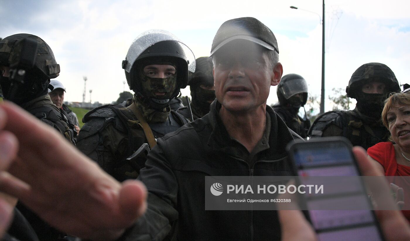 Акция оппозиции в Минске