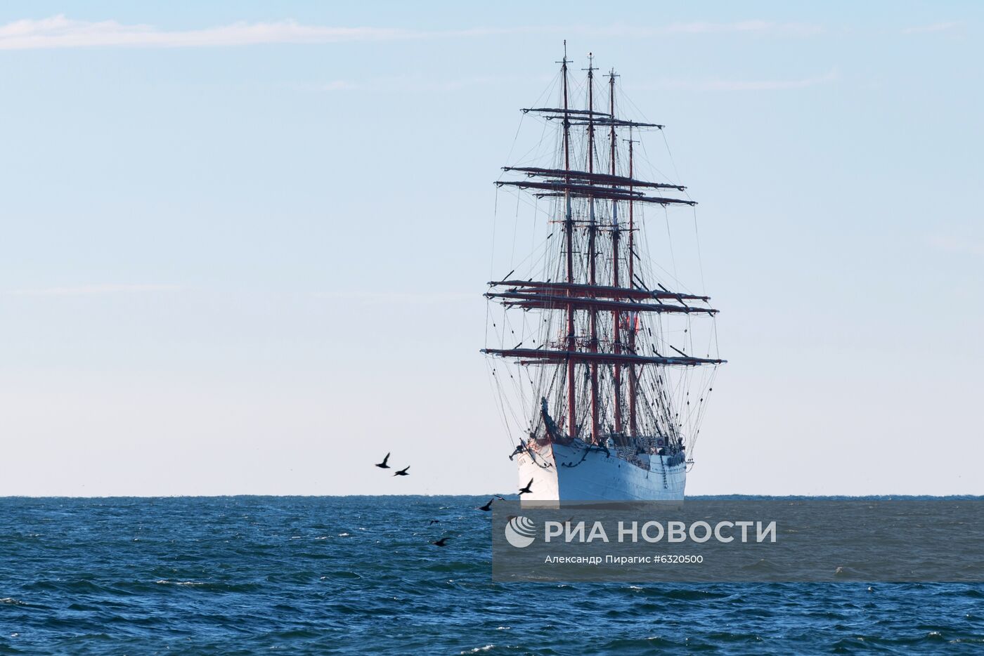 Парусное судно "Седов" зашло в порт Петропавловска-Камчатского