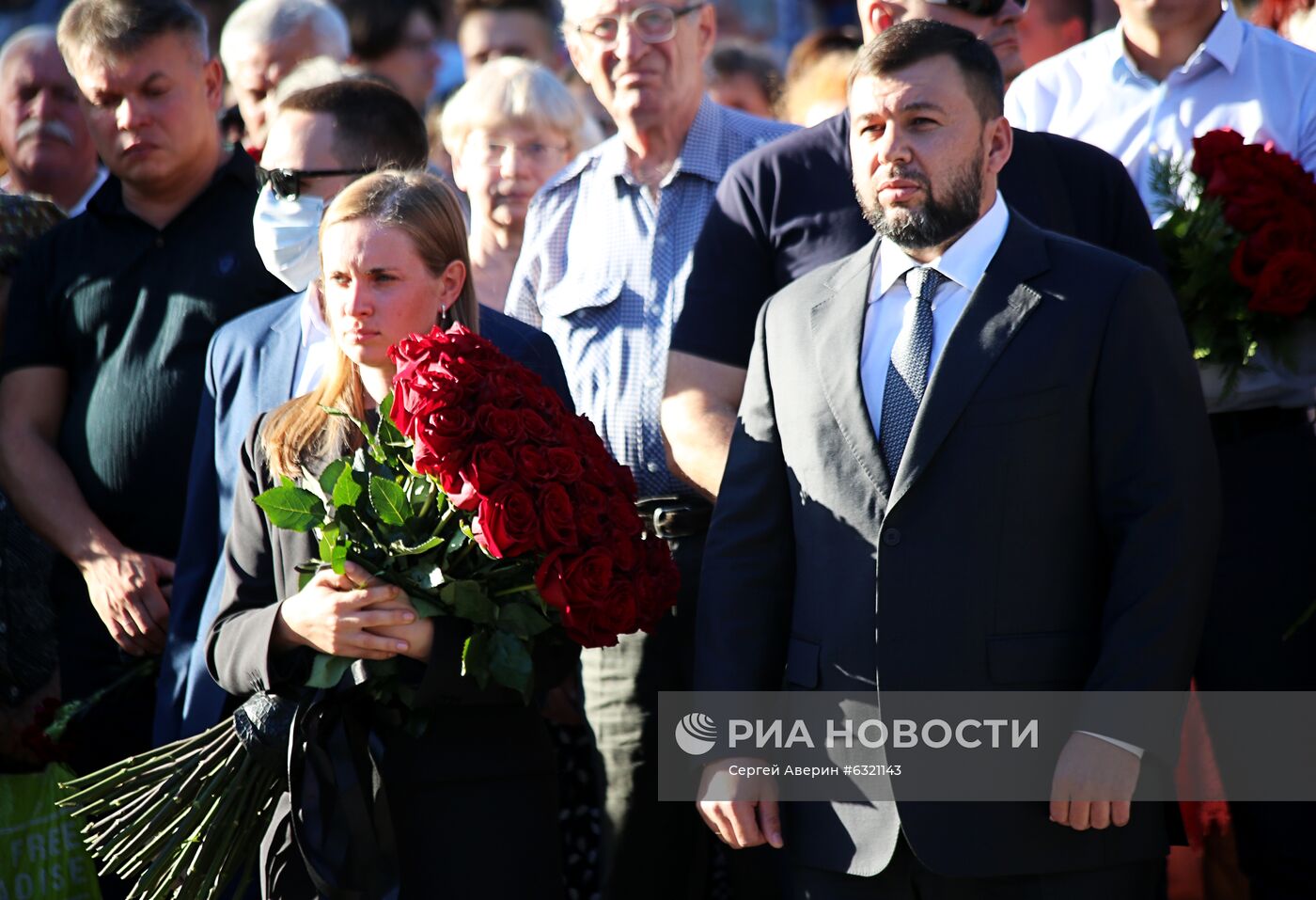 В Донецке почтили память первого главы ДНР А. Захарченко