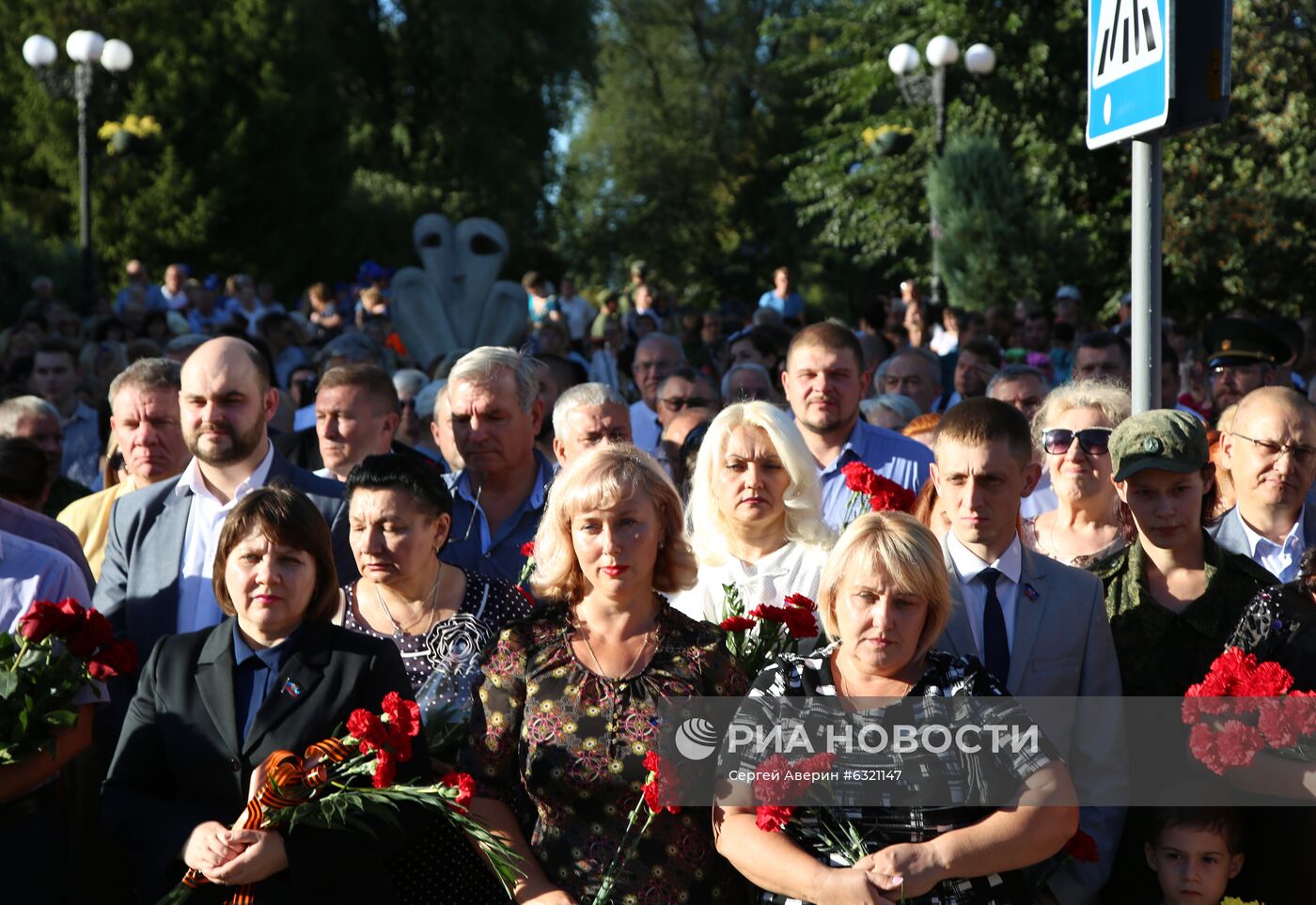 В Донецке почтили память первого главы ДНР А. Захарченко