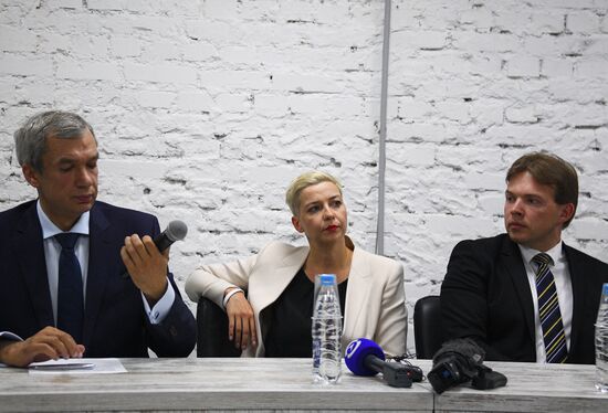 Пресс-конференция Координационного совета оппозиции в Минске