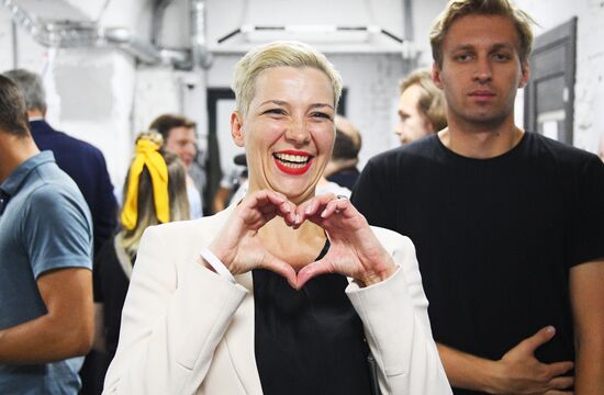 Пресс-конференция Координационного совета оппозиции в Минске