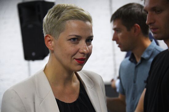 Пресс-конференция Координационного совета оппозиции в Минске