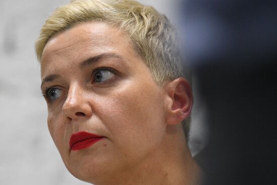 Пресс-конференция Координационного совета оппозиции в Минске