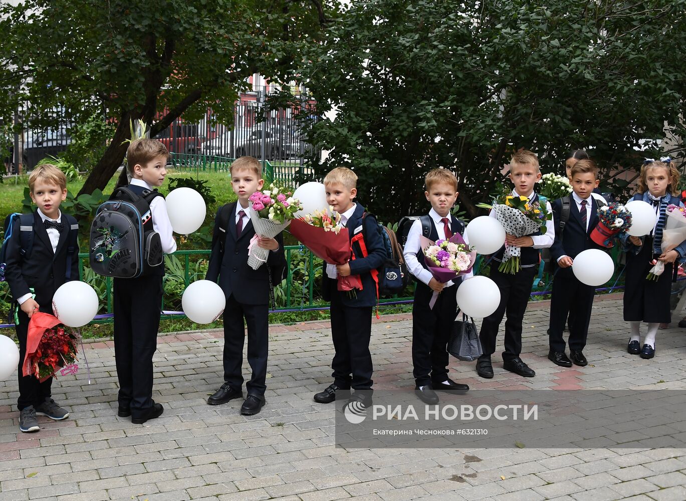 Начало учебного года в школах Москвы