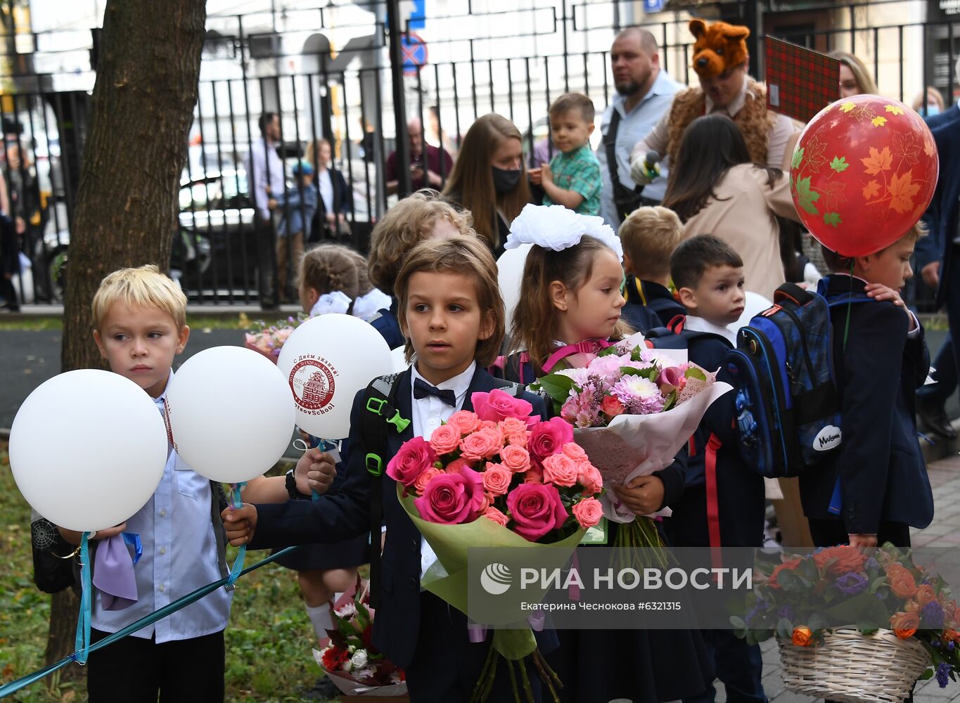 Начало учебного года в школах Москвы
