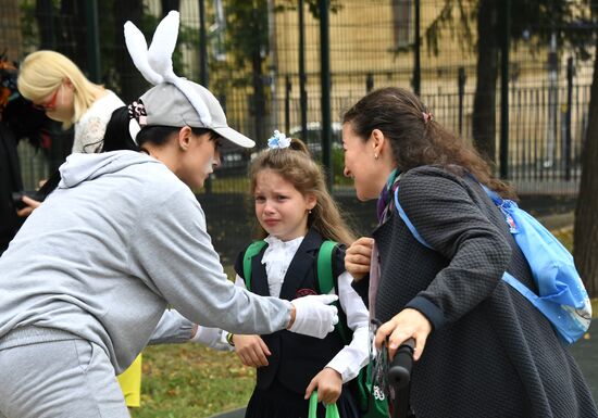 Начало учебного года в школах Москвы