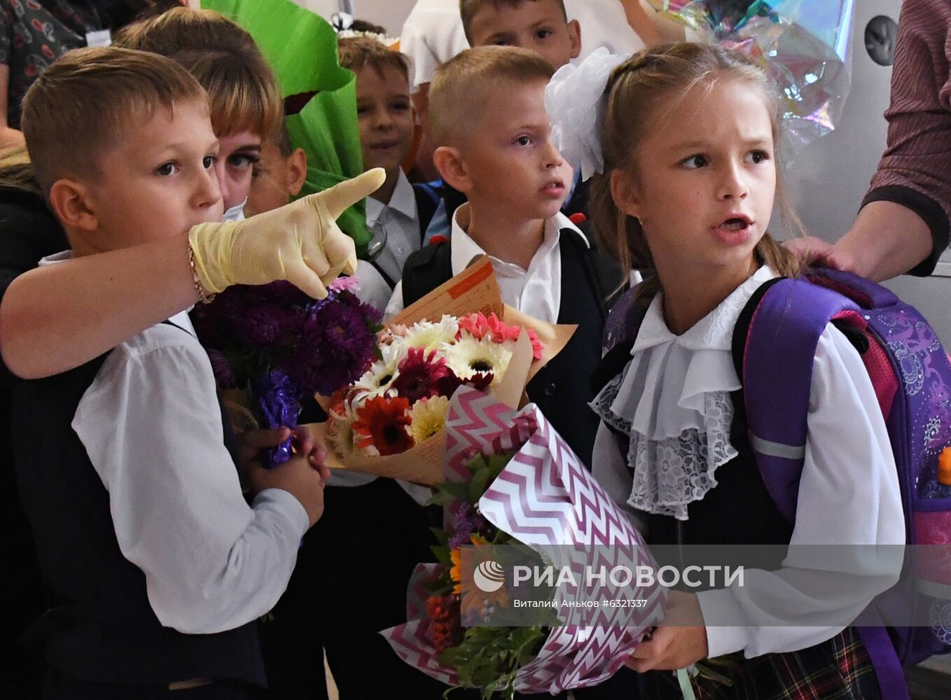 Начало учебного года в городах России