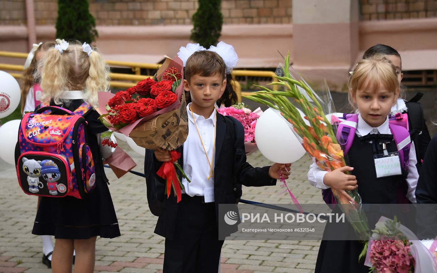 Начало учебного года в школах Москвы