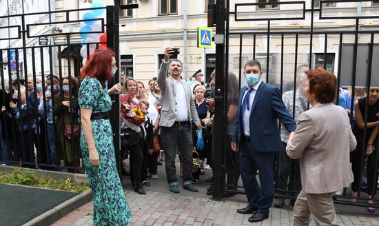 Начало учебного года в школах Москвы