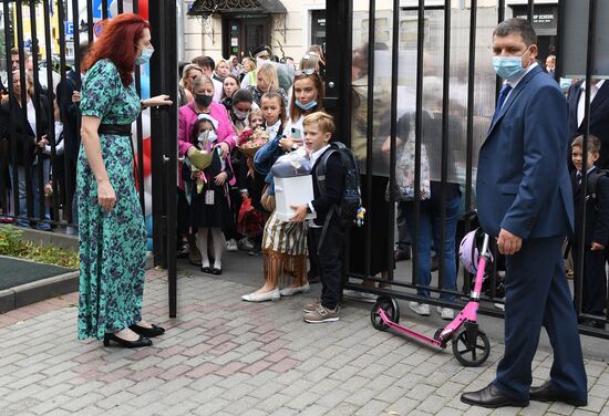 Начало учебного года в школах Москвы