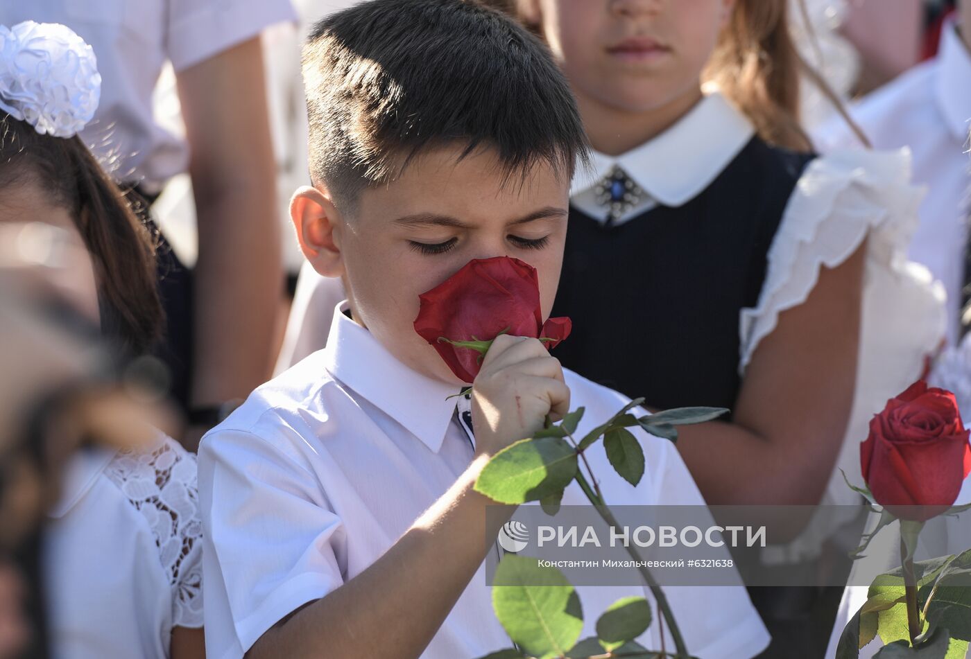 Начало учебного года в городах России