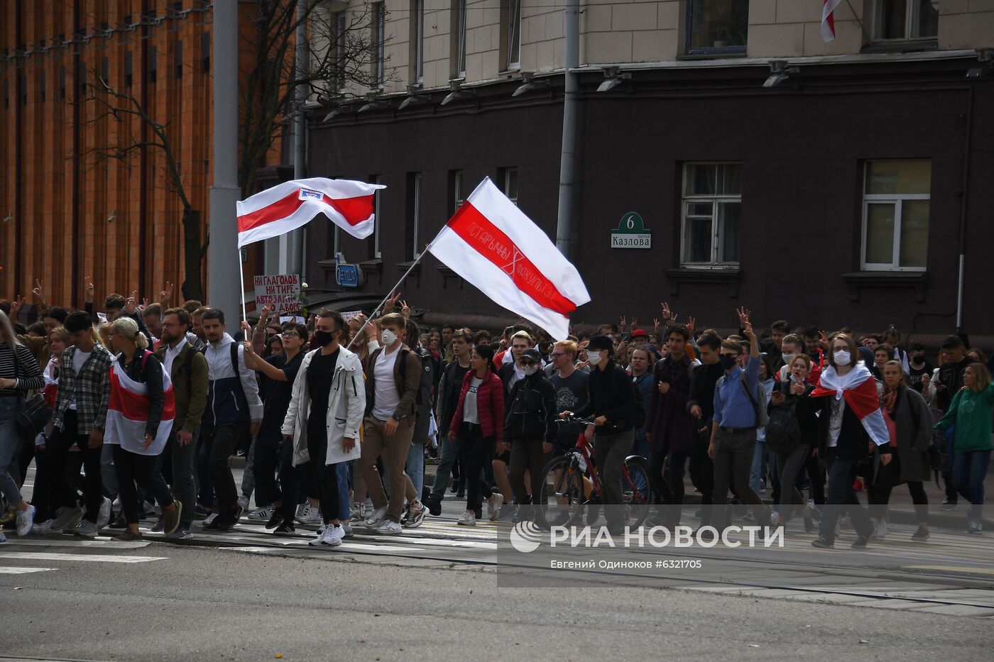 Акции протеста в Минске