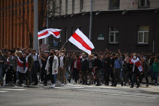 Акции протеста в Минске