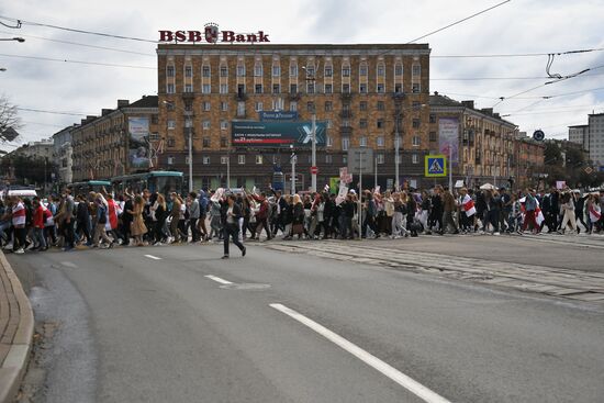 Акции протеста в Минске