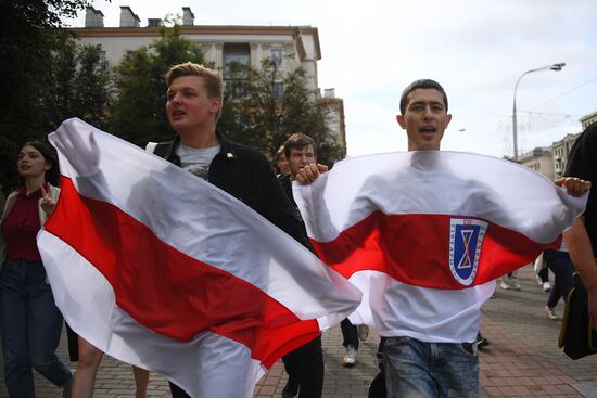 Акции протеста в Минске