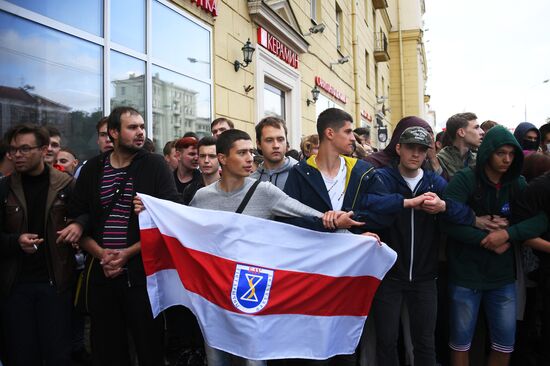 Акции протеста в Минске