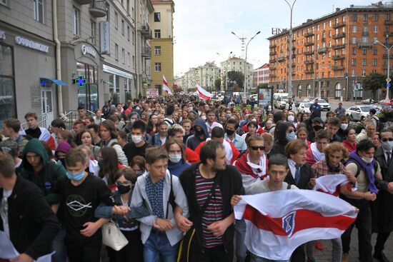 Акции протеста в Минске