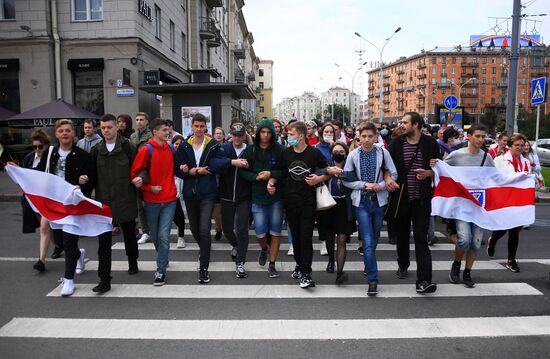 Акции протеста в Минске