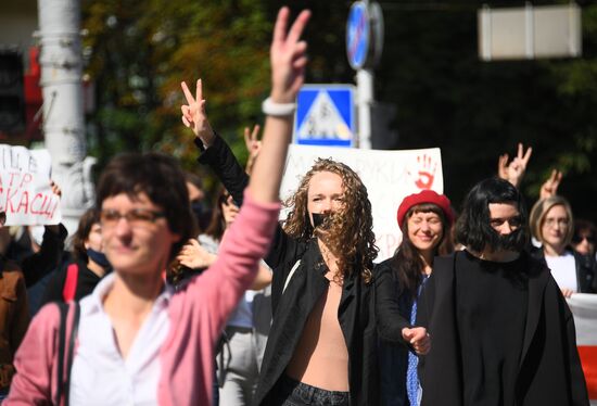 Акции протеста в Минске