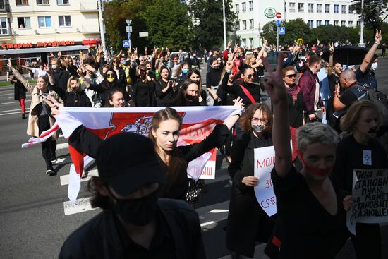 Акции протеста в Минске