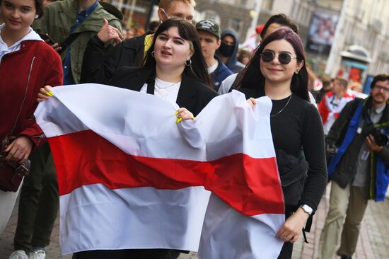 Акции протеста в Минске