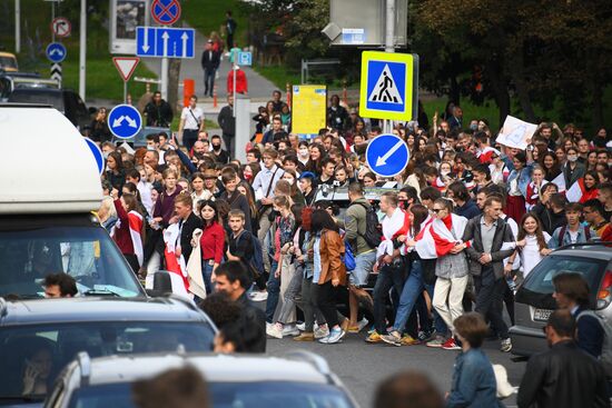 Акции протеста в Минске