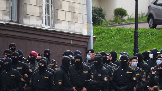 Акции протеста в Минске