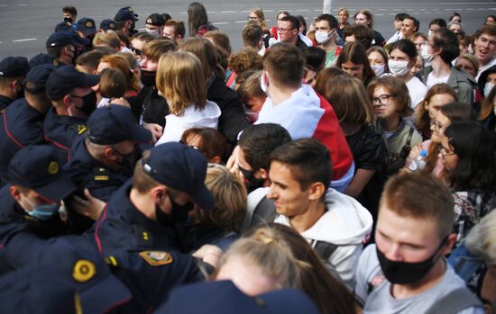 Акции протеста в Минске