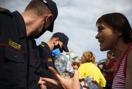 Акции протеста в Минске