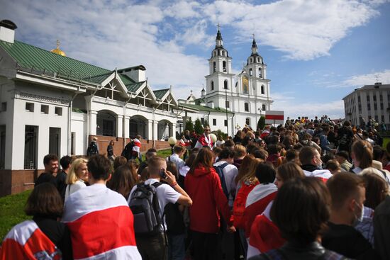 Акции протеста в Минске