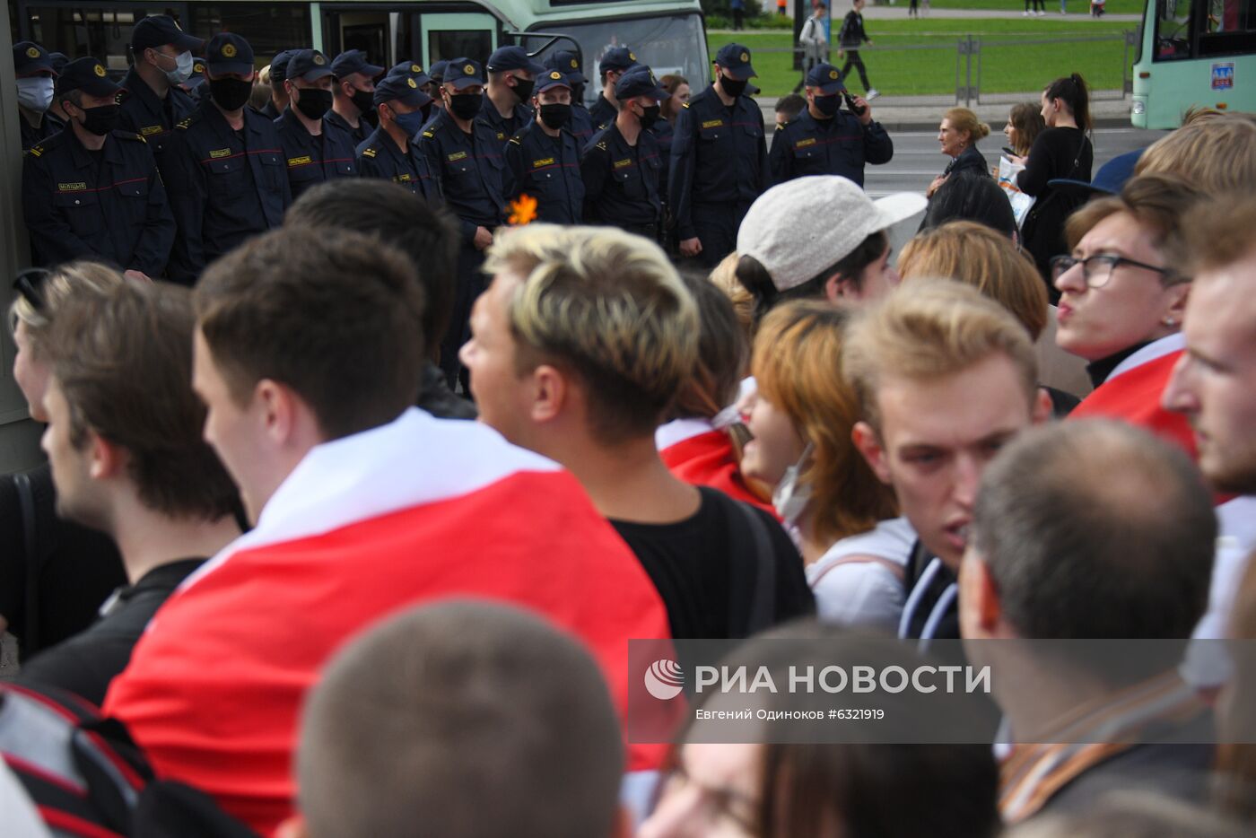 Акции протеста в Минске