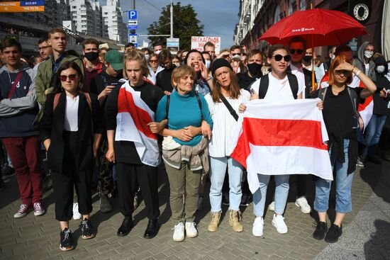 Акции протеста в Минске