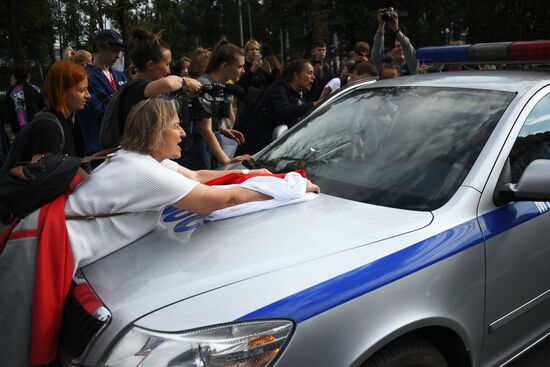 Акции протеста в Минске