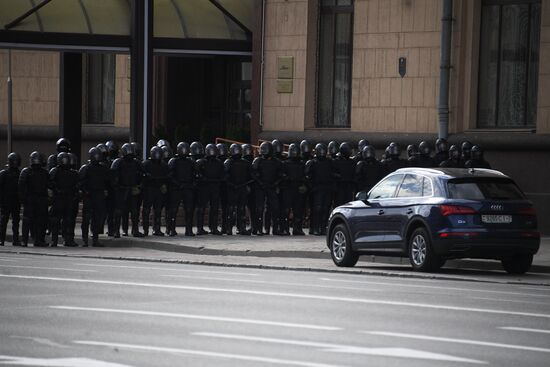 Акции протеста в Минске