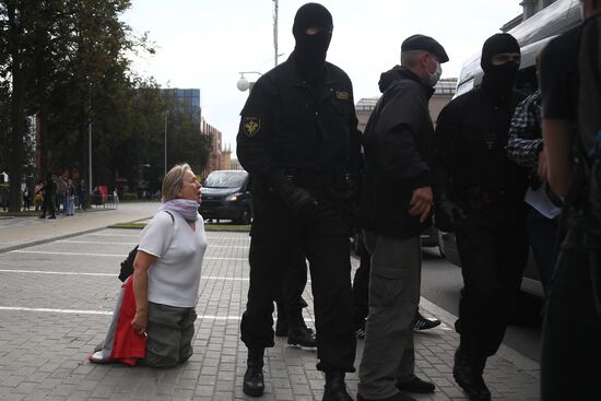 Акции протеста в Минске