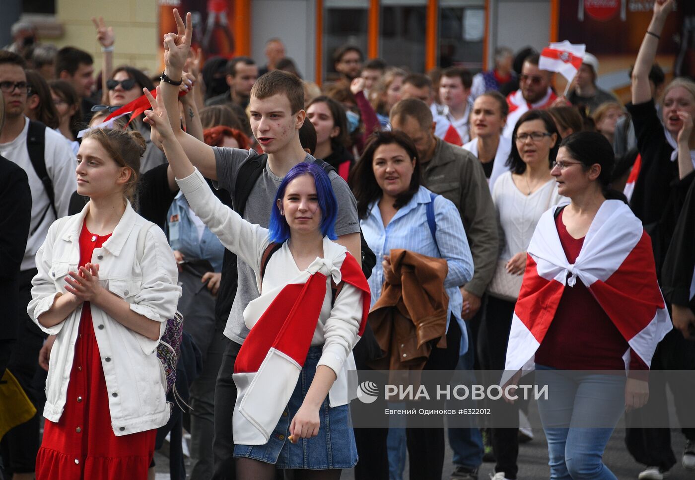 Акции протеста в Минске