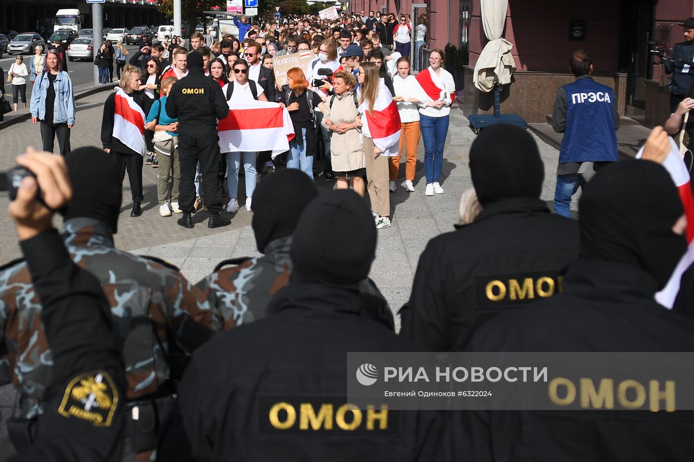 Акции протеста в Минске