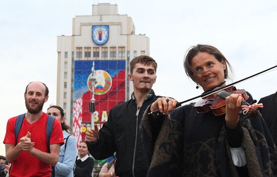 Акции протеста в Минске