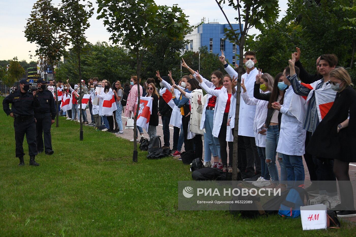 Акции протеста в Минске