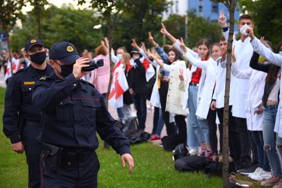 Акции протеста в Минске