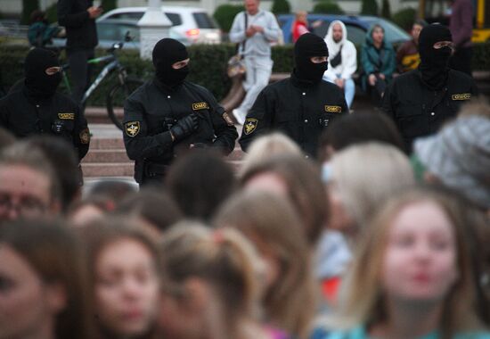 Акции протеста в Минске