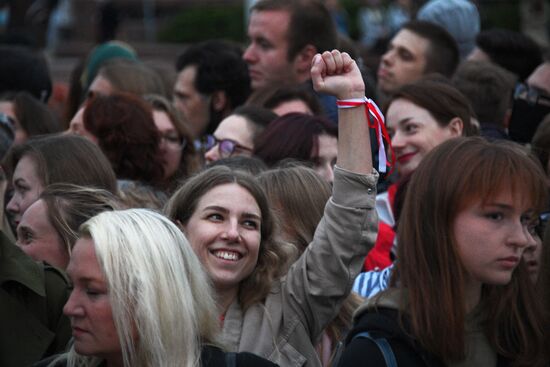 Акции протеста в Минске